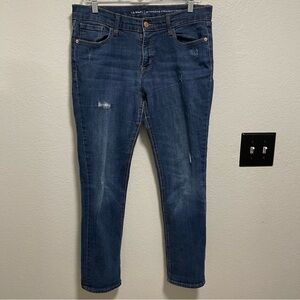 Old Navy Distressed Straight Boyfriend Jeans Size 8